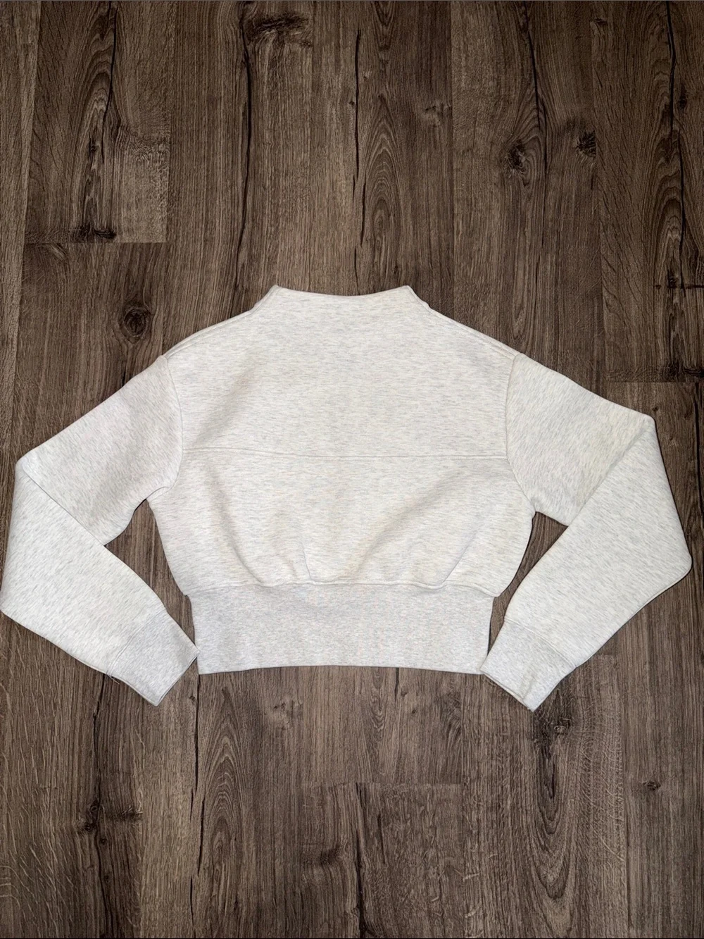 WOMENS NIKE TECH FLEECE CROPPED HALF-ZIP TOP